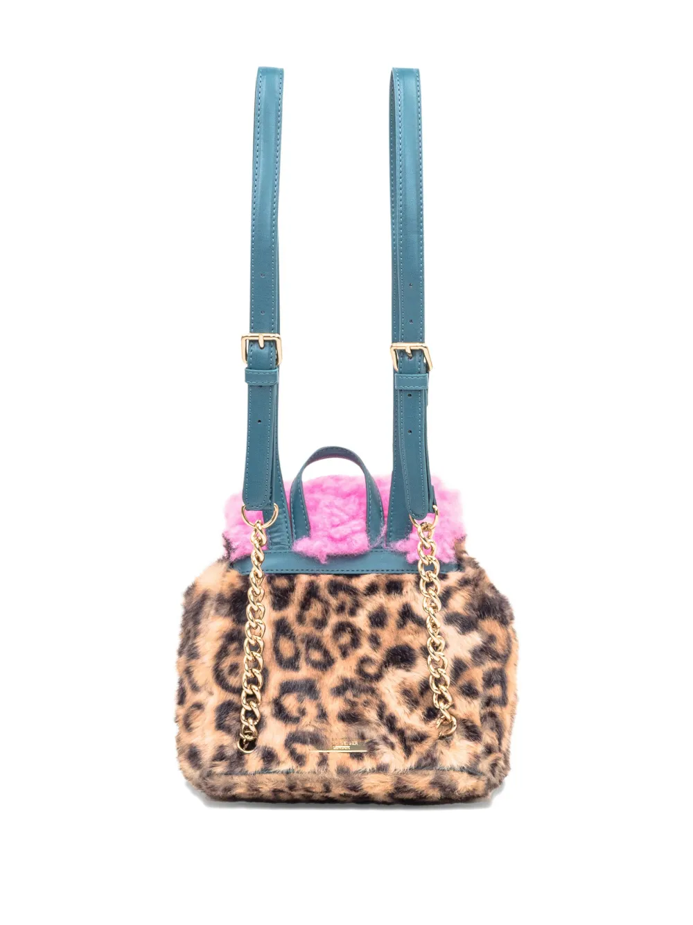 Kurt Geiger London Kleine Hoxton rugzak met luipaardprint - Roze