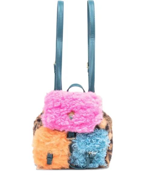 Kurt Geiger London small Hoxton leopard-print backpack