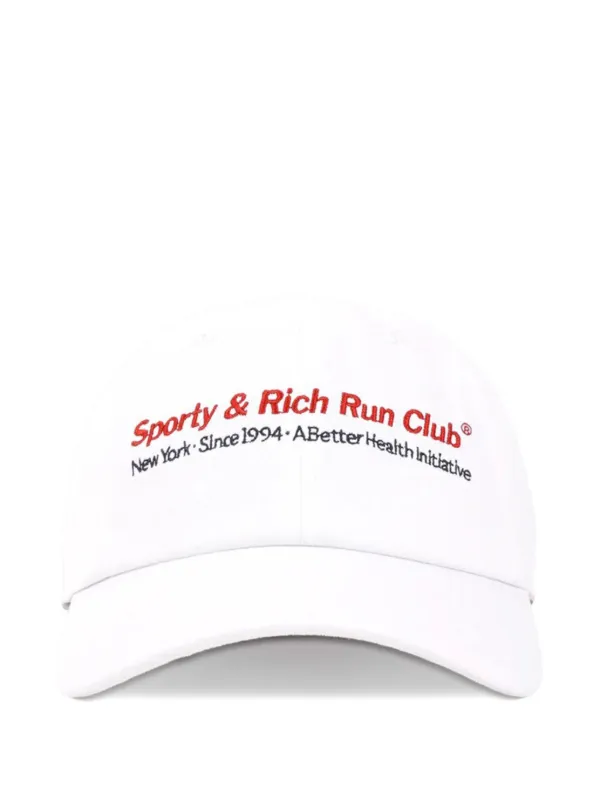 Sporty & Rich Run Club キャップ | ホワイト | FARFETCH JP