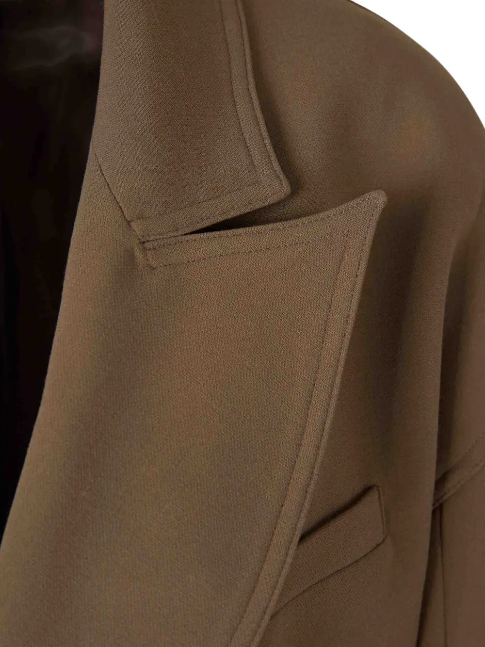 STAUD Blazer met enkele rij knopen Bruin