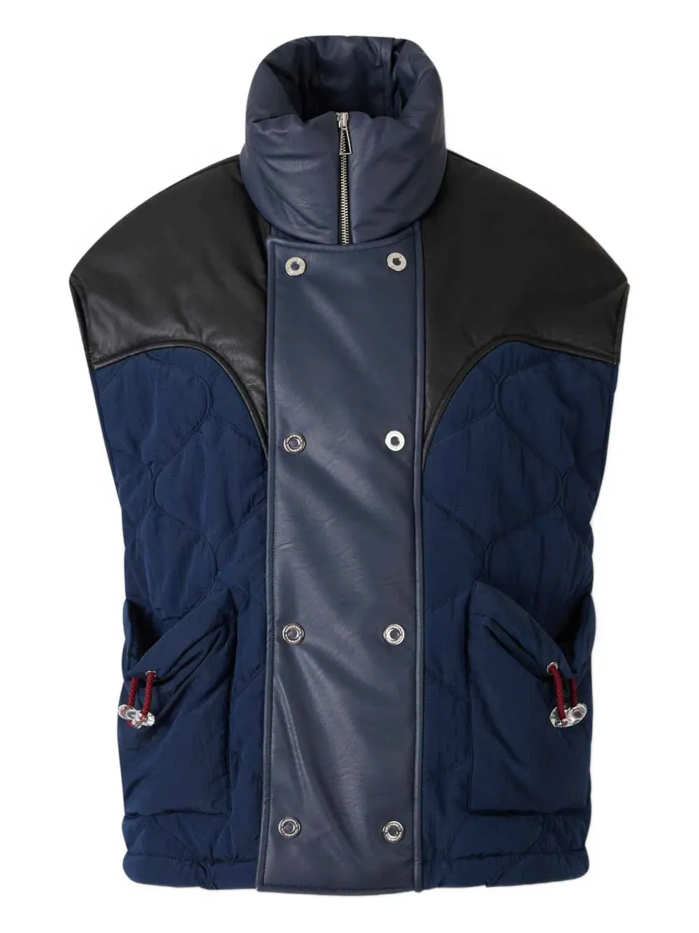 Marbell Kate Padded Gilet In Blue