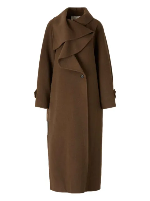 STAUD high-collar long coat
