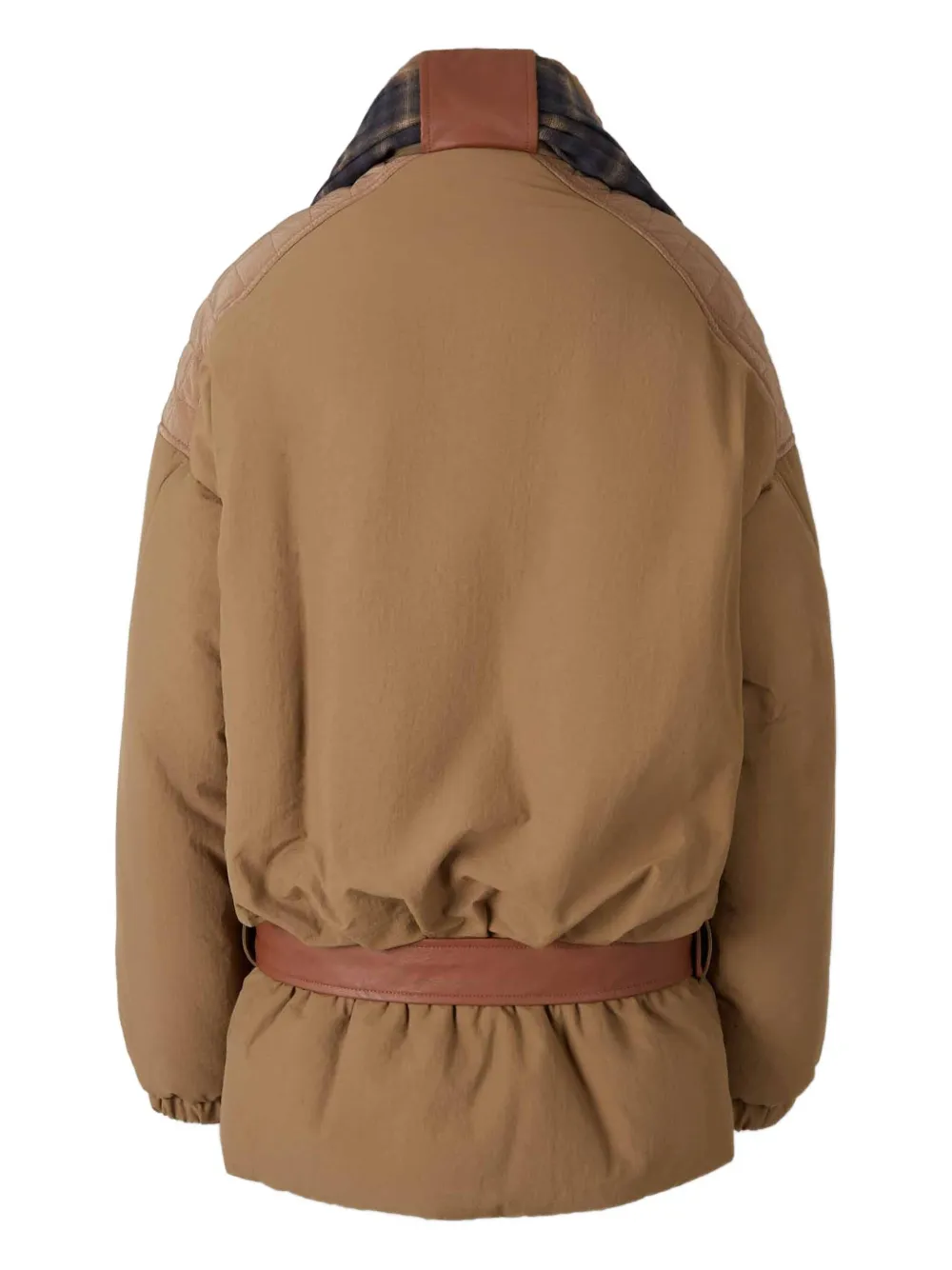 Marbell The Amy Layered Jacket In Brown