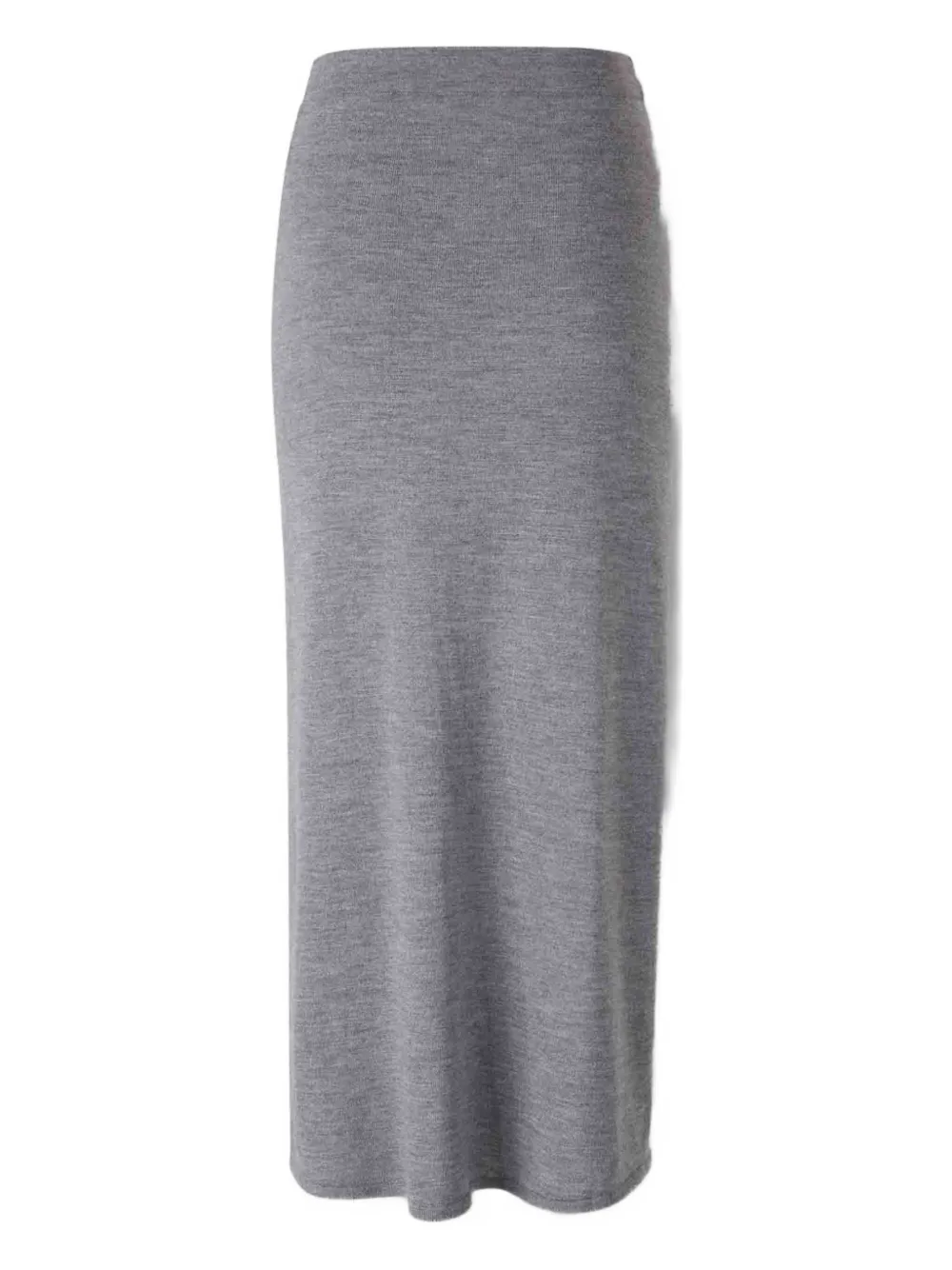 STAUD Wilma ruched midi skirt - Grijs