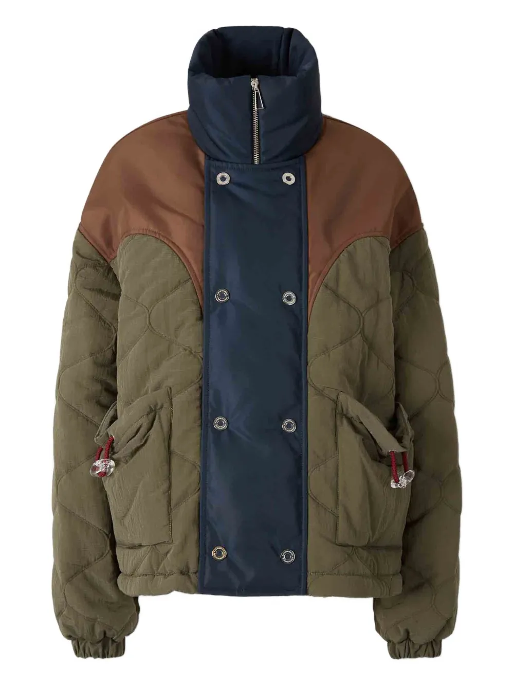 Marbell Kate Puffer Jacket Martini Olive In Green