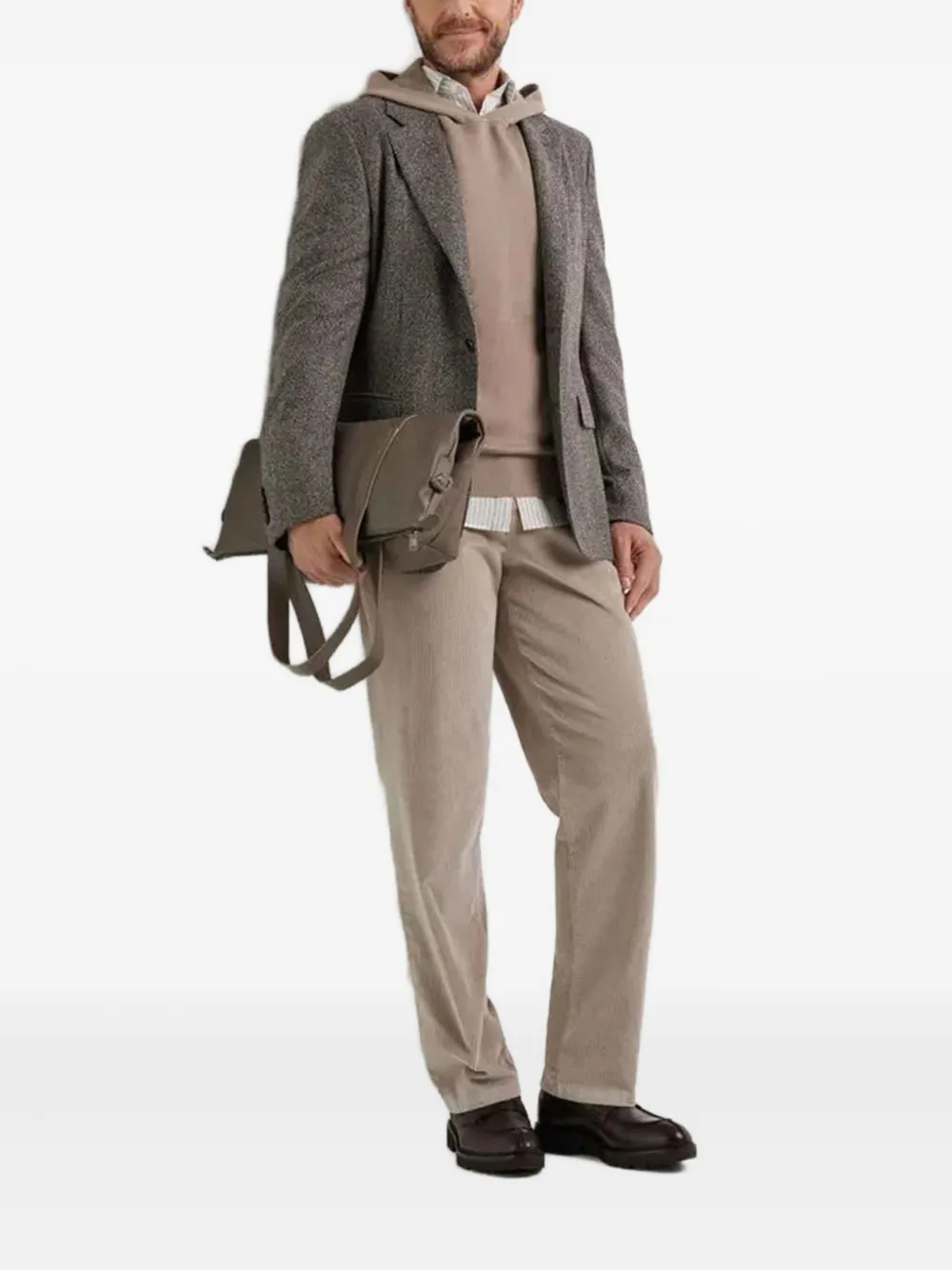 Canali corduroy trousers - Bruin