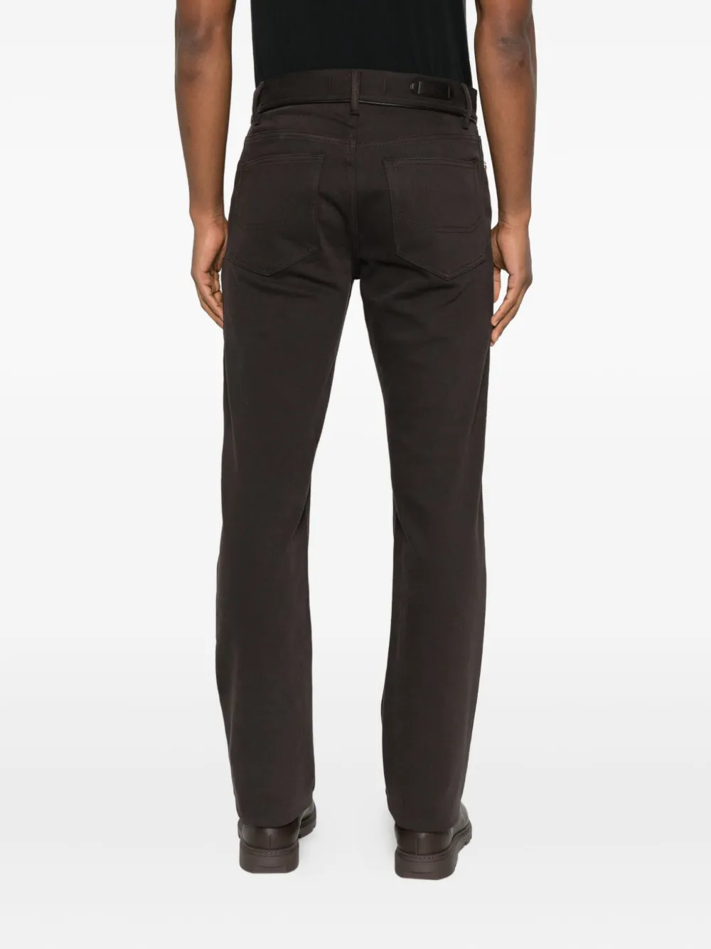 Brioni Five-pockets Trousers In Brown