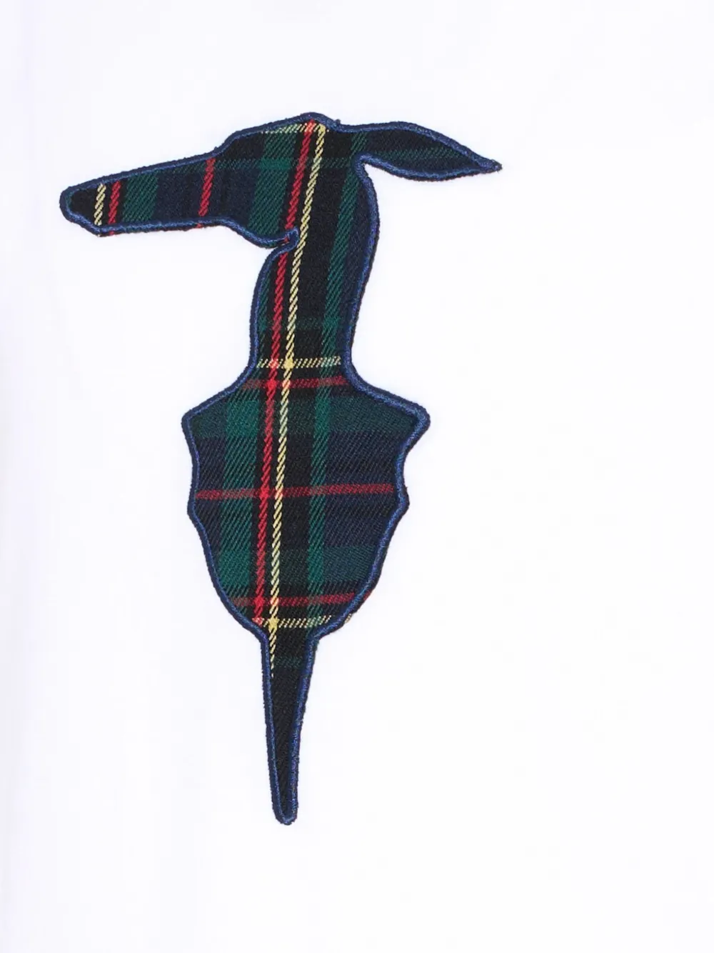 TRUSSARDI JUNIOR T-shirt met applicatie en korte mouwen Wit