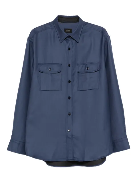 Brioni flap-pockets shirt