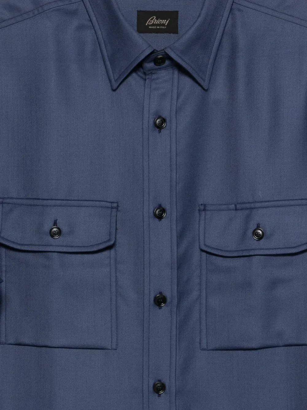 Brioni Overhemd met klepzakken Blauw
