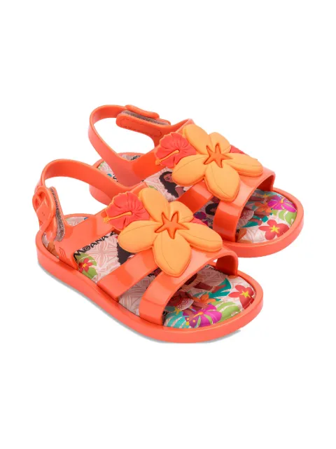 Mini Melissa x Disney Colorland Moana sandals