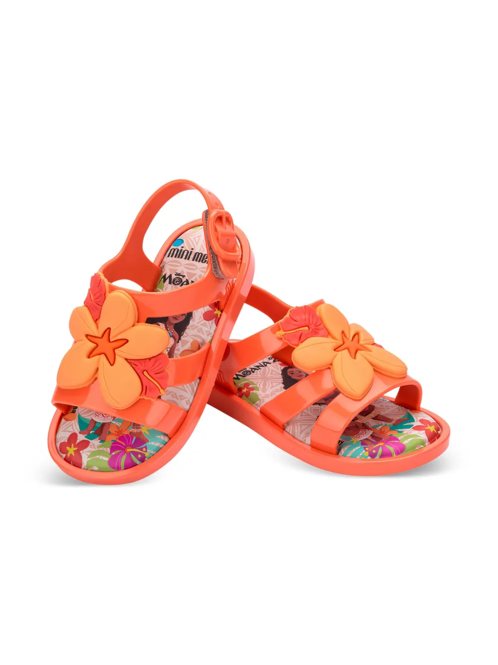 Mini Melissa x Disney Colorland Moana sandalen Oranje