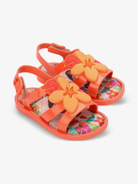 Mini Melissa x Disney Colorland Moana sandals