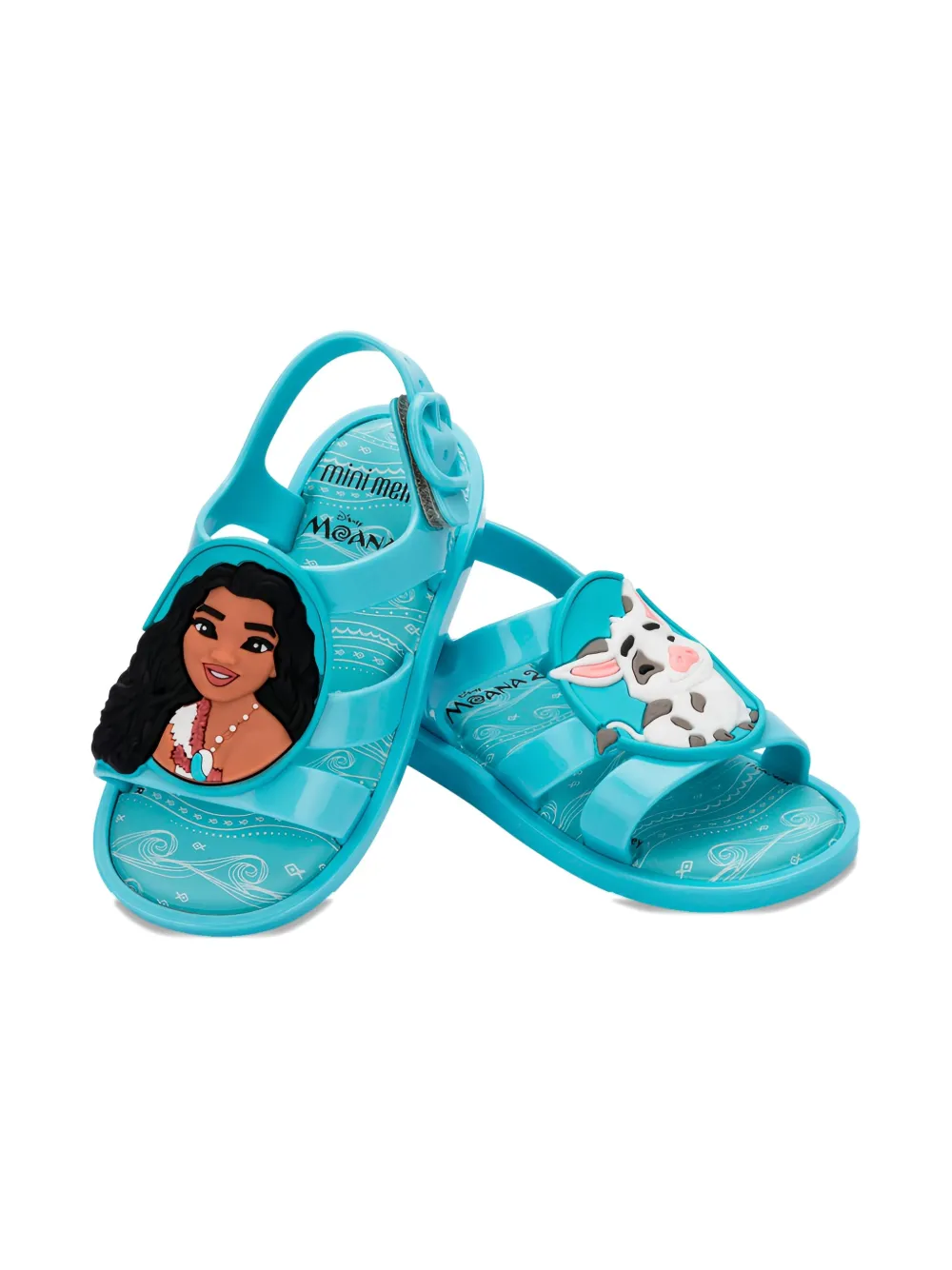 Mini Melissa x Disney Colorland Moana sandalen Blauw
