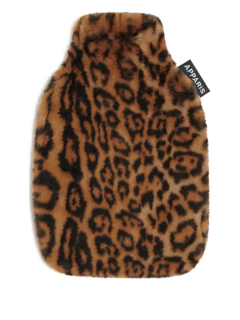 Apparis Meena leopard hot water bottle