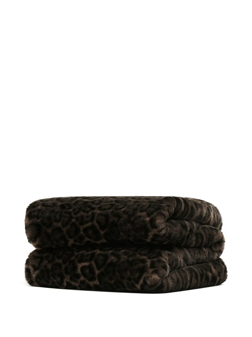 Apparis Brady leopard blanket | Brown | Image 1