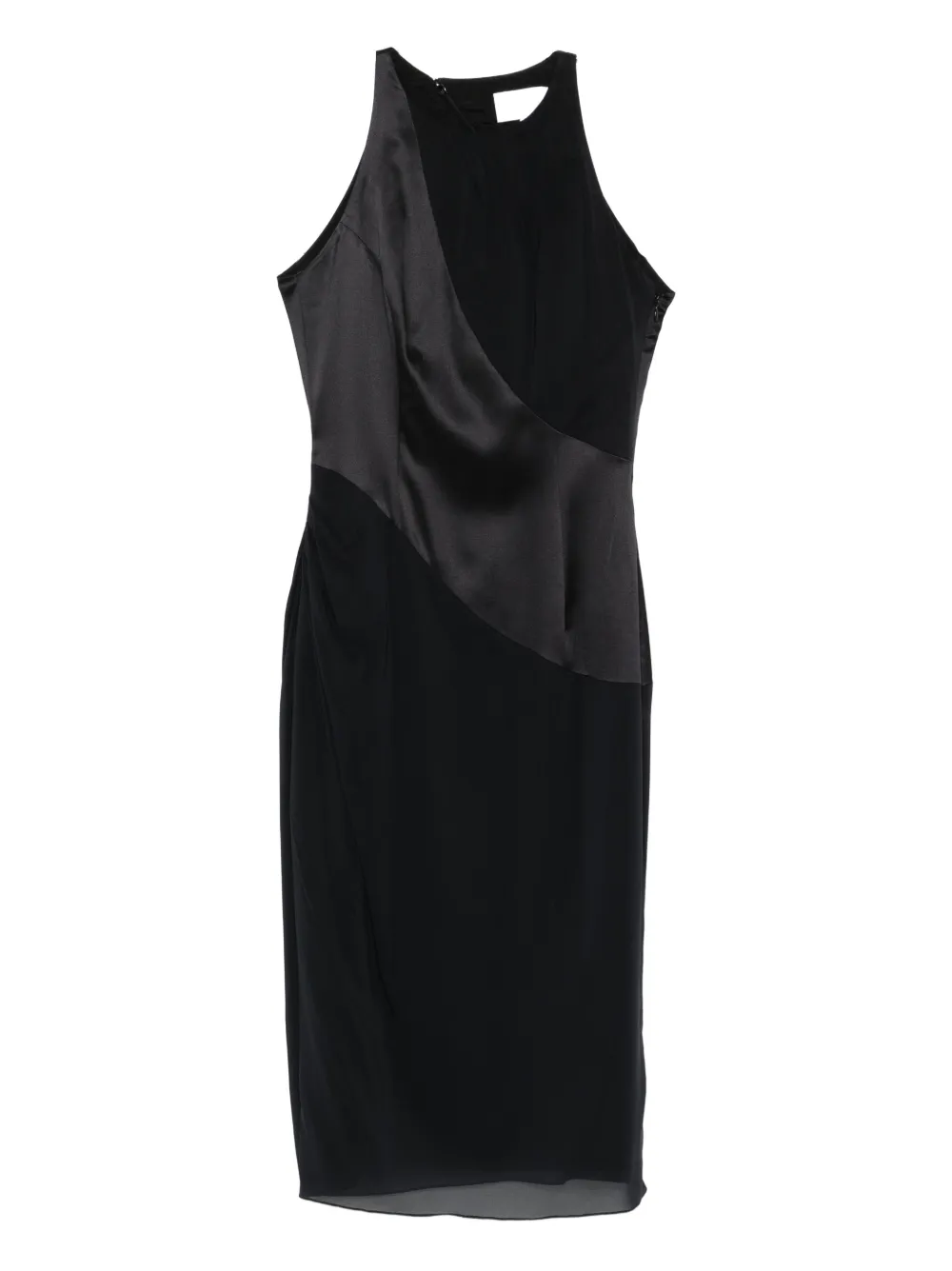 Botsi asymmetric-design midi dress | noir | Image 1