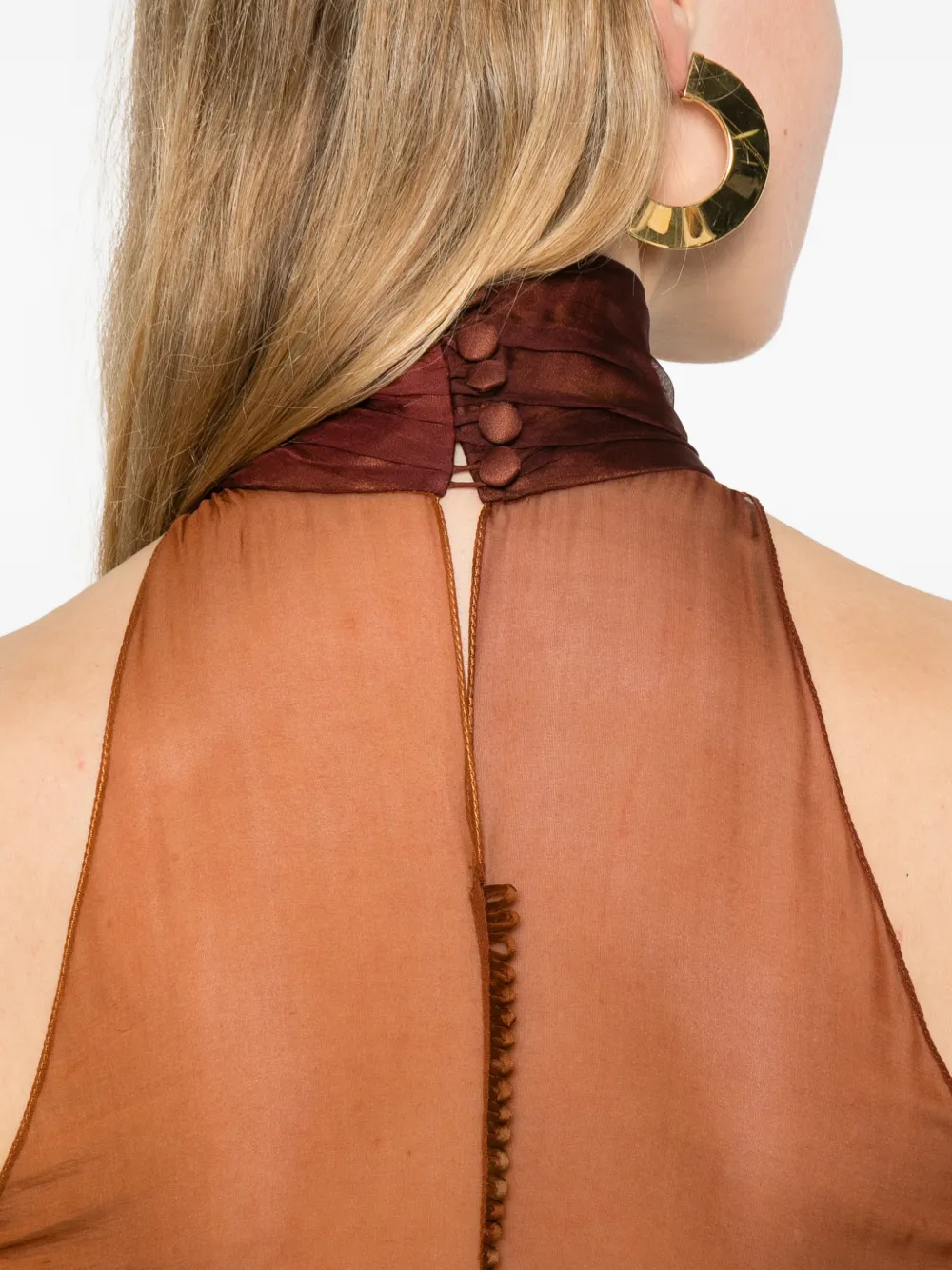 Twilight Mirage Ruched Dress