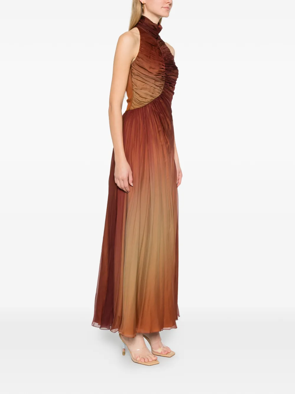Twilight Mirage Ruched Dress