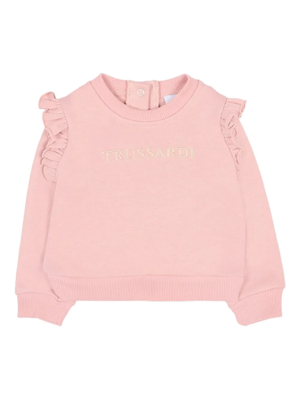 TRUSSARDI JUNIOR ruffled sweatshirt | Pink | Image 1