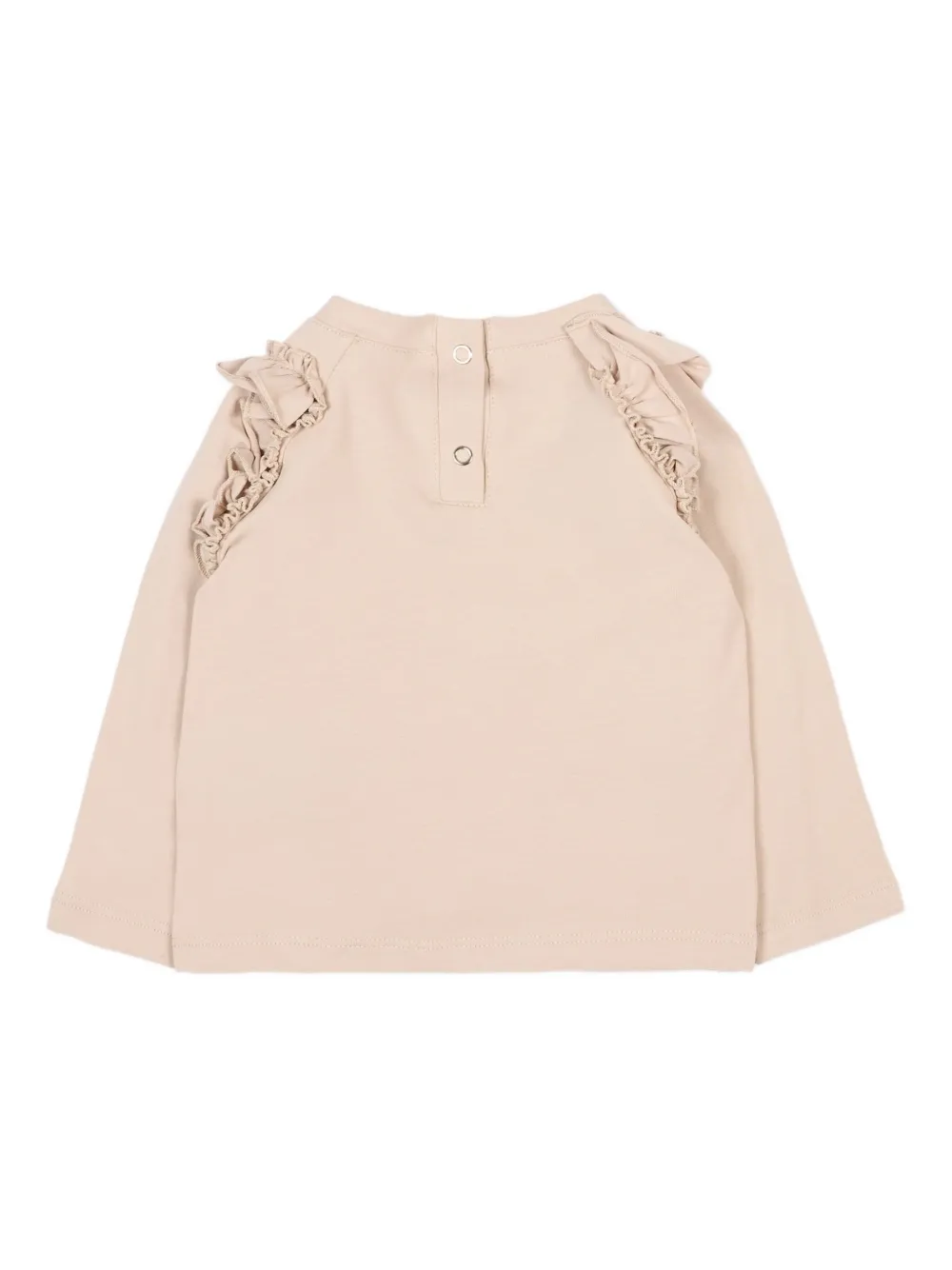 TRUSSARDI JUNIOR T-shirt met ruches Beige