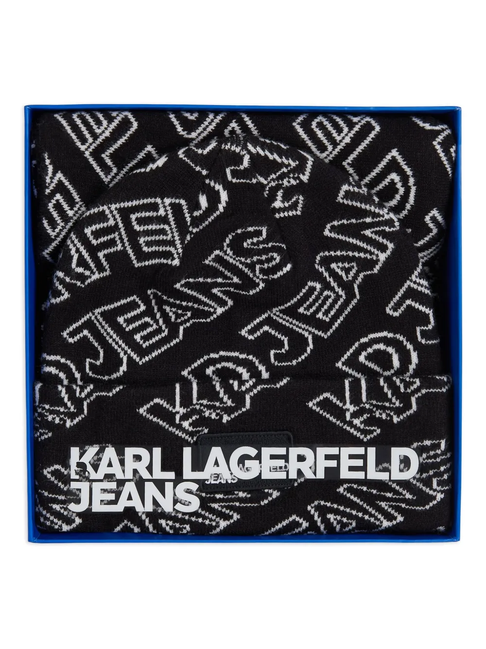 Karl Lagerfeld Jeans monogram scarf set | Image 2
