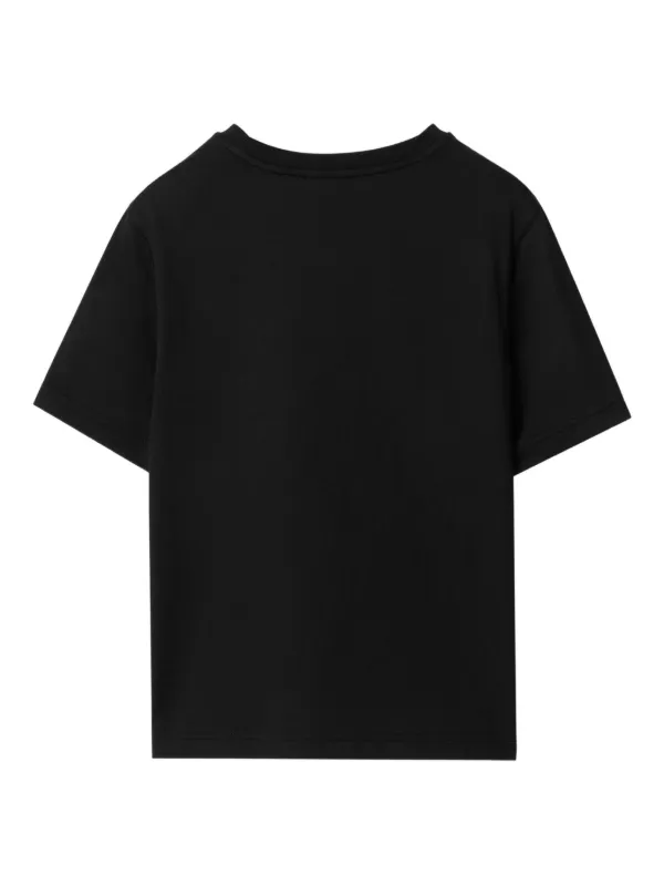 Burberry Kids Thomas Bear-print Cotton T-shirt | Black | FARFETCH IN