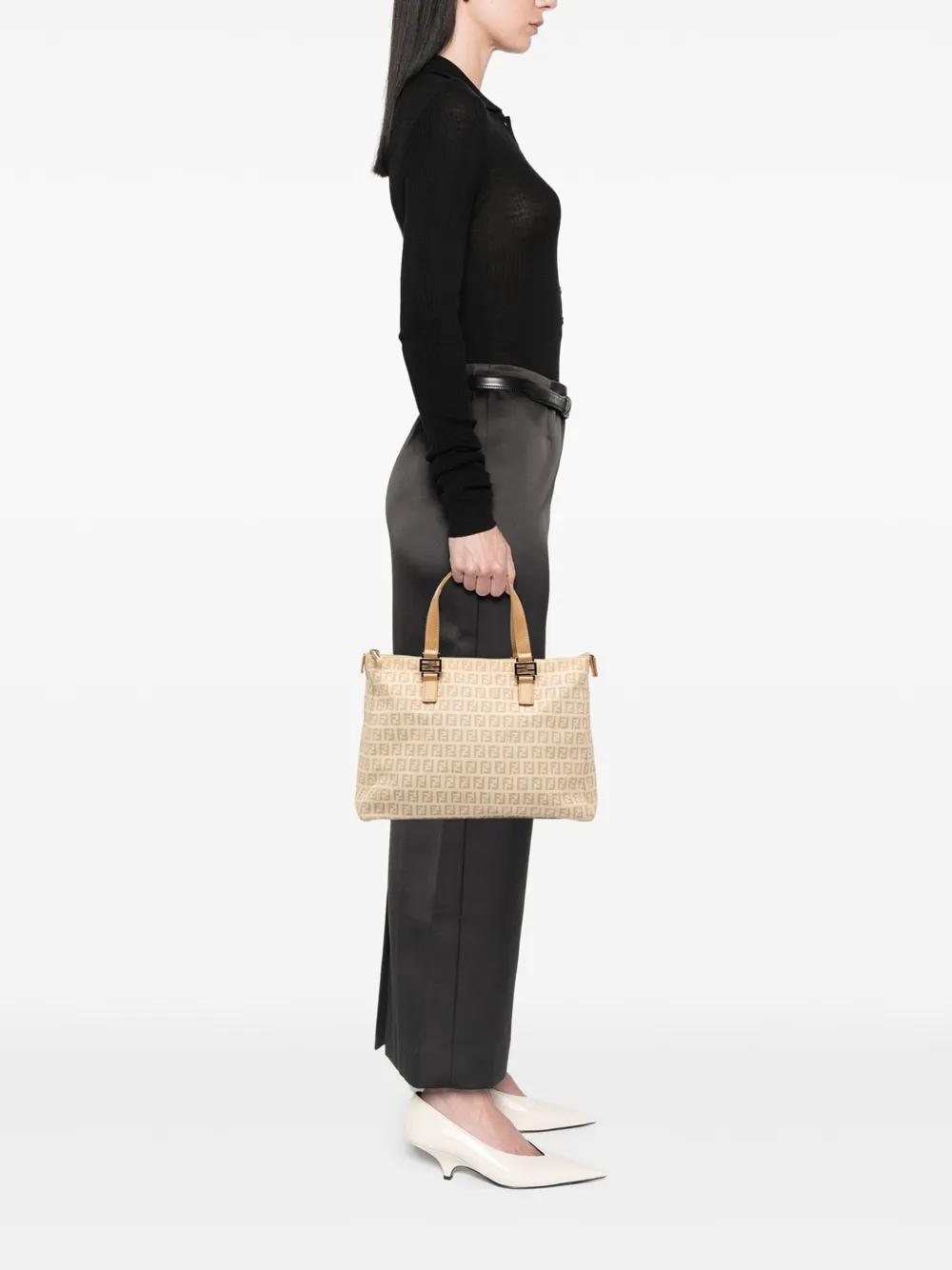 Fendi Pre-Owned 2000-2010 Zucchino Canvas tote bag | Pre-Owned | Image 2