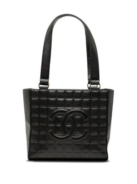 CHANEL Pre-Owned 2002-2003 CC Choco Bar Lambskin tote bag