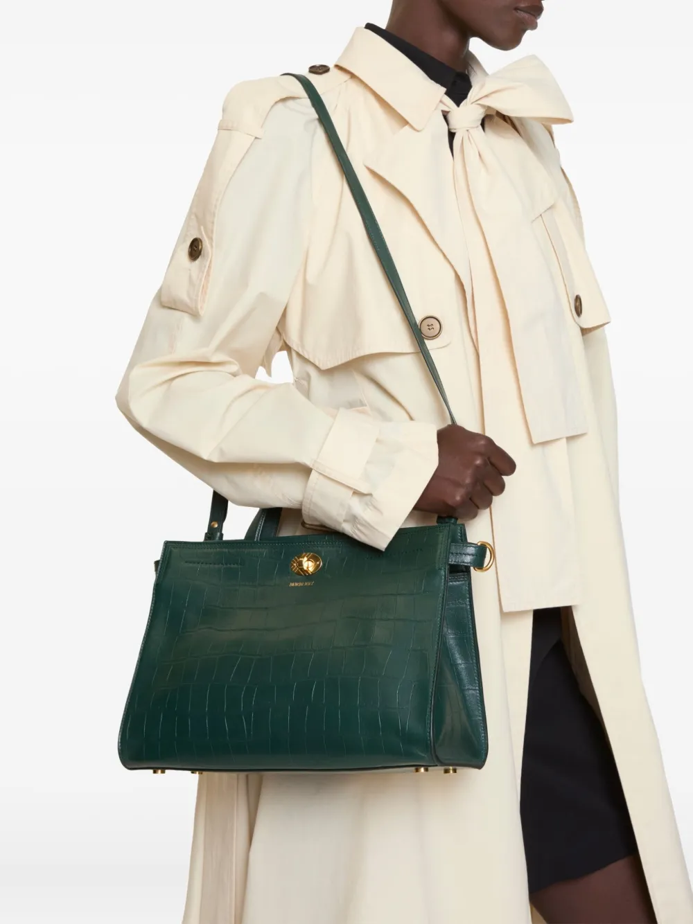 Burberry Cotswolds kleine shopper - Groen