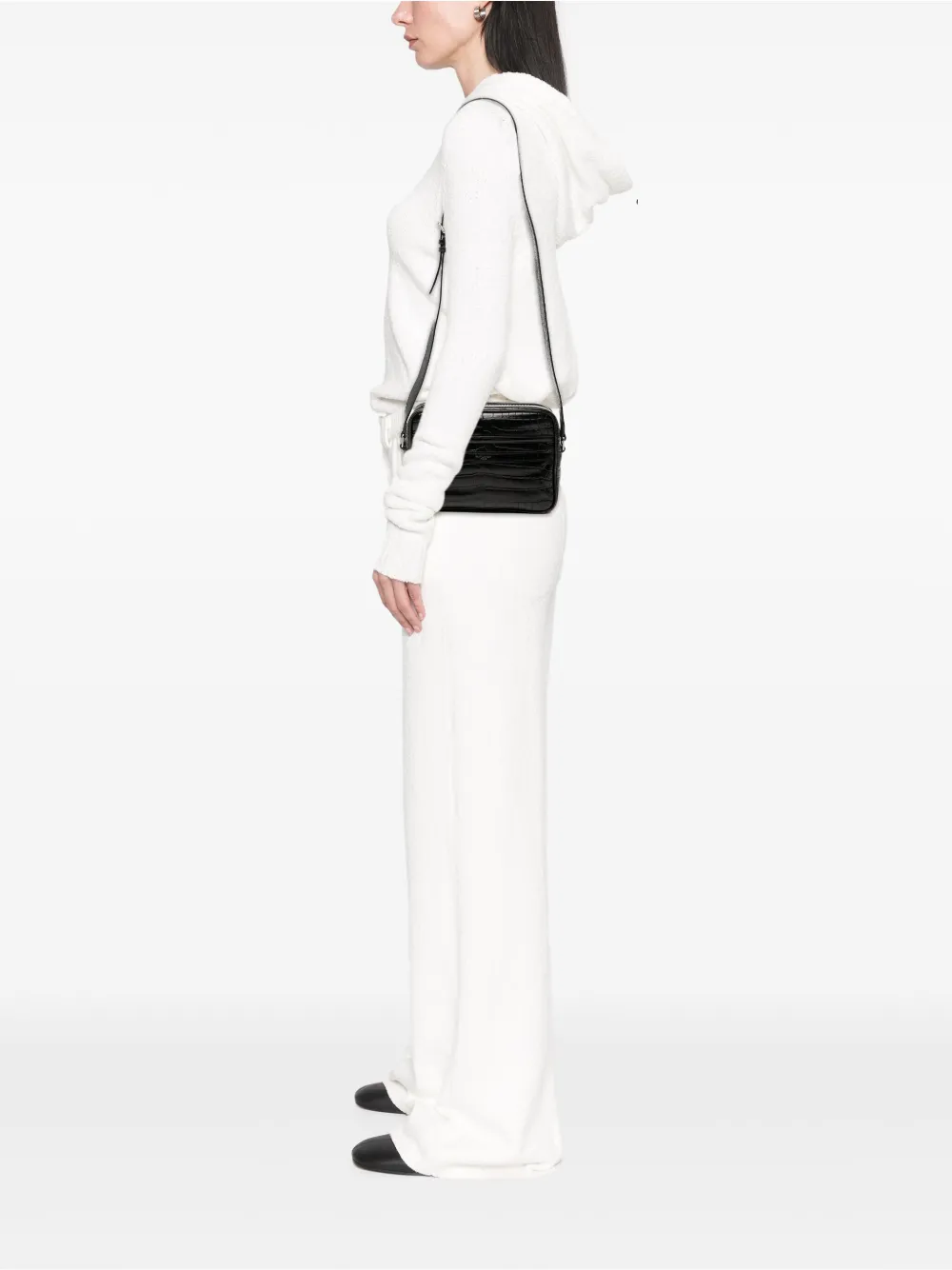 Saint Laurent Pre-Owned 2022 Crocodile Embossed Leather Camp Camera Bag crossbody bag | Pre-Owned | Image 2