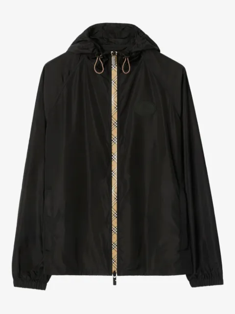 Burberry check-detail jacket