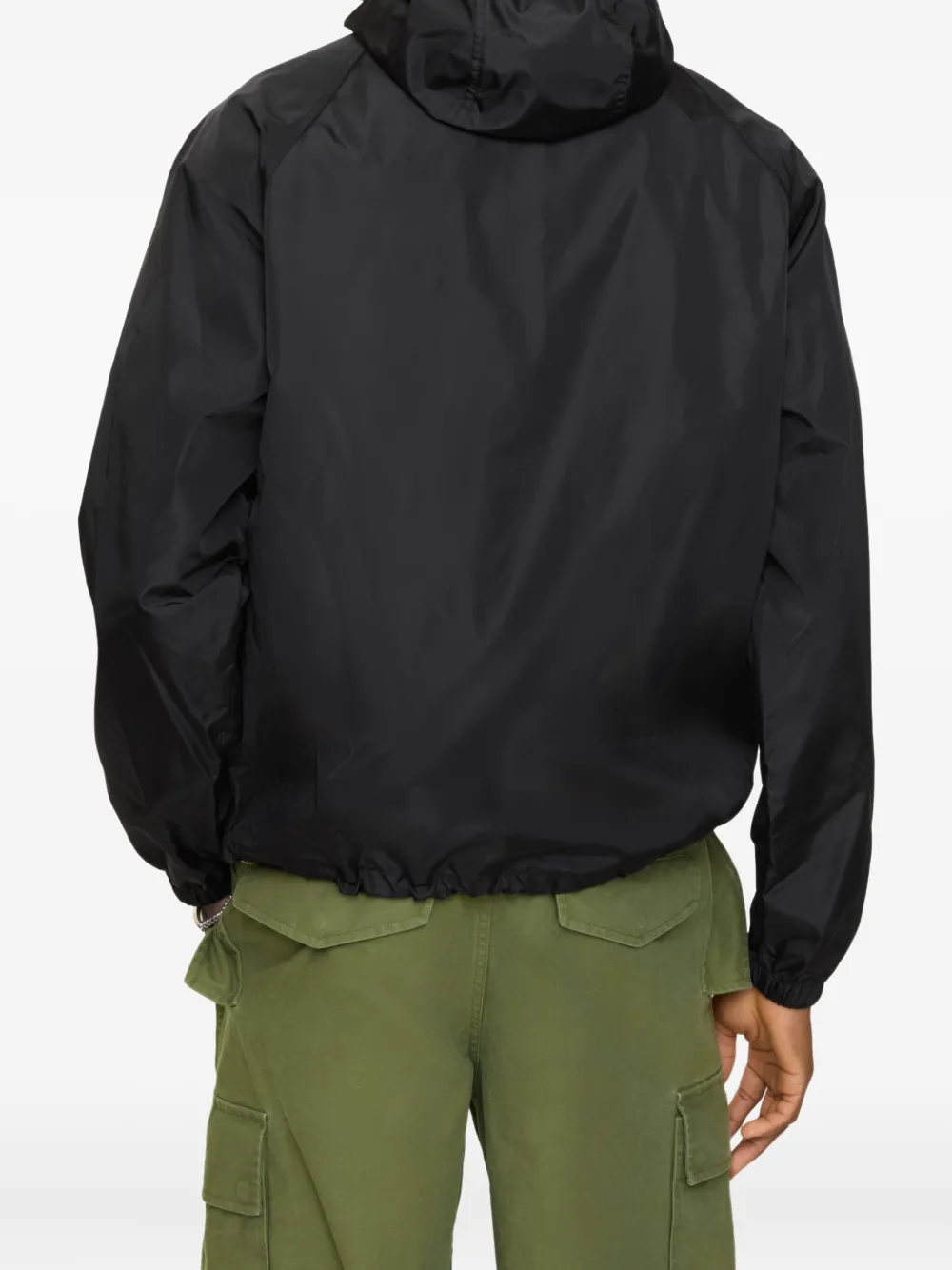 Burberry Jack met capuchon en rits Zwart