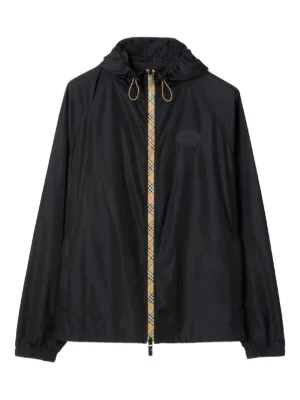Burberry EKD-print Windbreaker Jacket | Black | FARFETCH