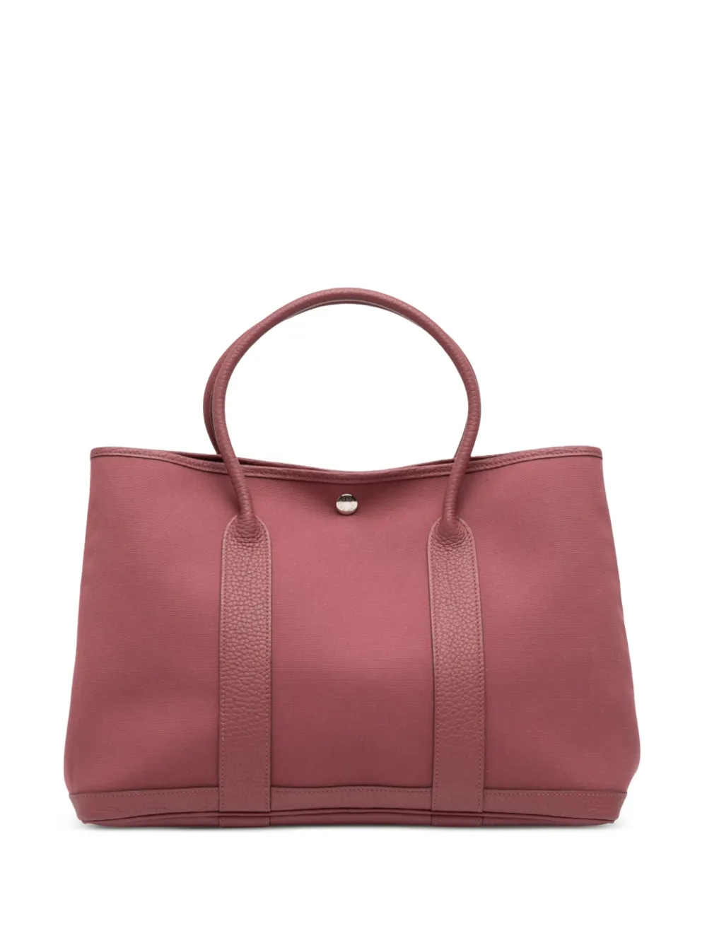 Hermès Pre-Owned 2012 Toile and Negonda Garden Party 36 tote bag - ピンク Hermès Pre-Owned 2012 Toile and Negonda Garden Party 36 tote bag - ピンク