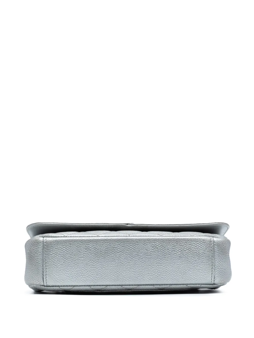 2017-2018 Small Quilted Metallic Caviar Cc Filigree Flap Crossbody Bag