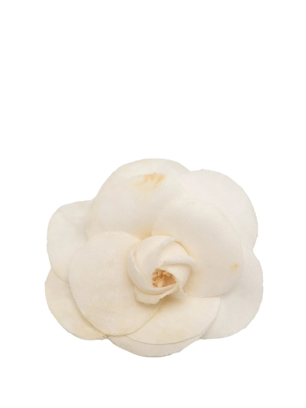CHANEL Pre-Owned 1970-1980 Canvas Camellia Brooch costume brooch -