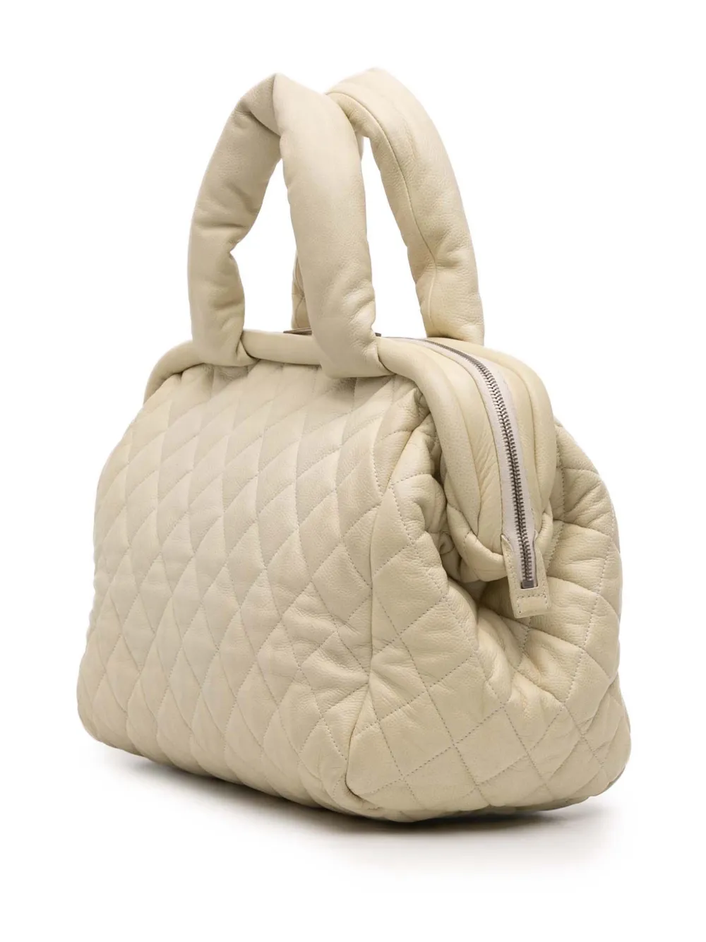 2010-2011 Quilted Caviar Coco Cocoon Bowler Bag Handbag