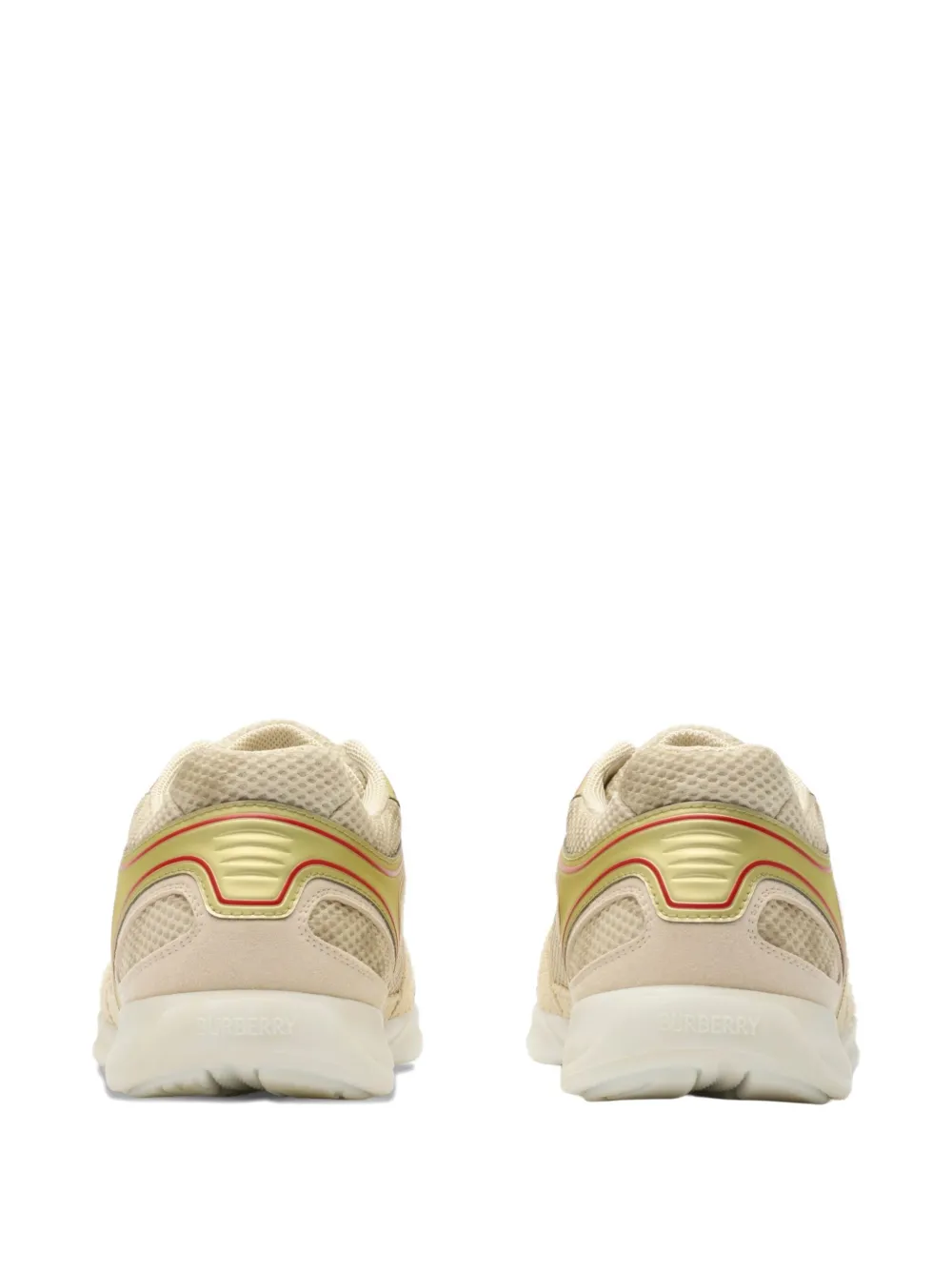 Burberry Sneakers met logo Beige