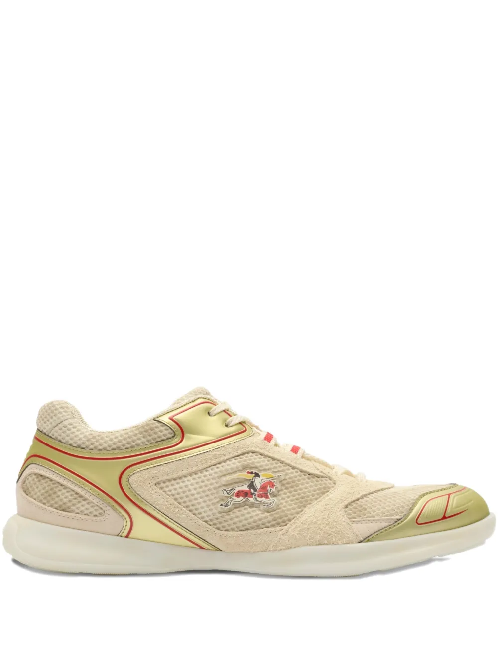 Burberry Sneakers met logo Beige