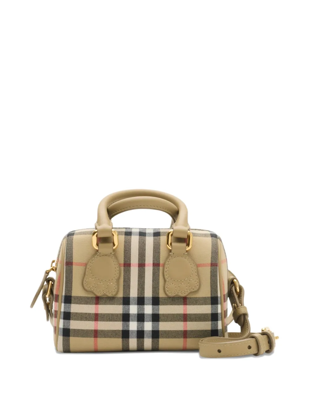Burberry Kids Geruite schoudertas - Beige