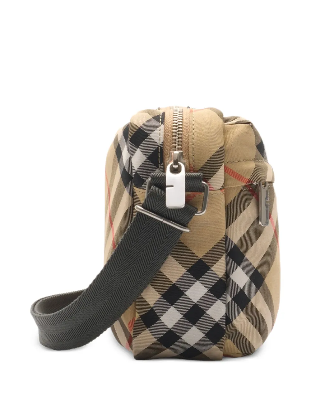 Burberry Equestrian Knight messengertas met applicatie Beige