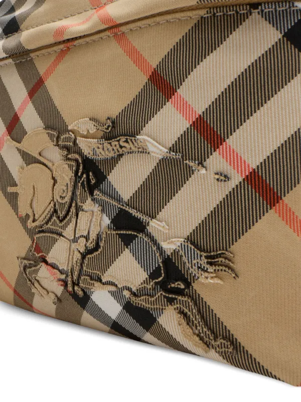 Burberry Equestrian Knight-appliqué Messenger Bag | Neutrals