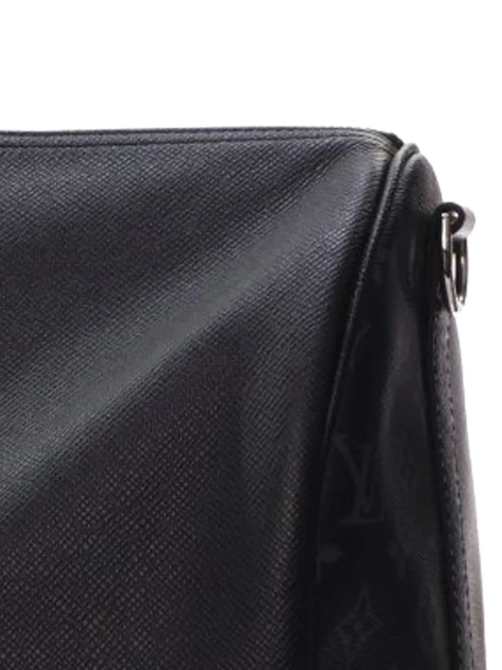 Pre-owned Louis Vuitton 2020 Taigarama Keepall Bandouliere 50 Travel Bag In Black