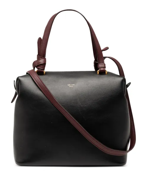 Celine Pre-Owned 2010-2025 Small Leather Soft Cube Bag satchel