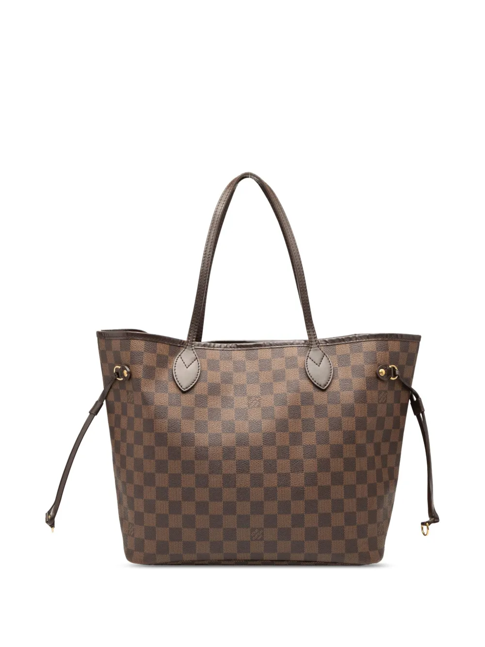 Louis Vuitton Pre-Owned 2012 Damier Ebene Neverfull MM tote bag - ブラウン Louis Vuitton Pre-Owned 2012 Damier Ebene Neverfull MM tote bag - ブラウン