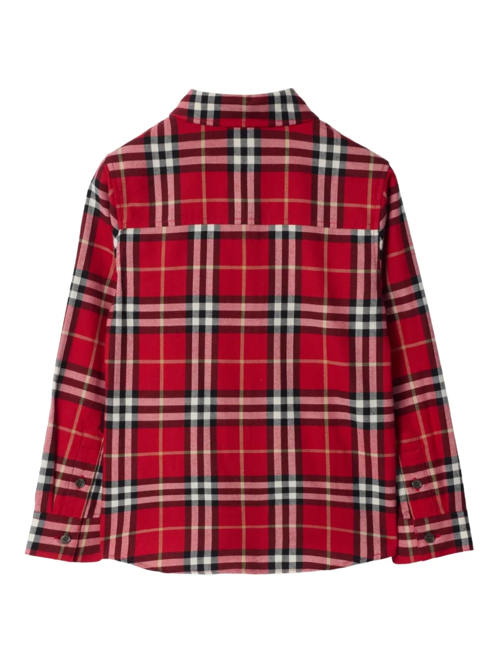 Burberry Kids checked flannel shirt | Shirts | Image 2