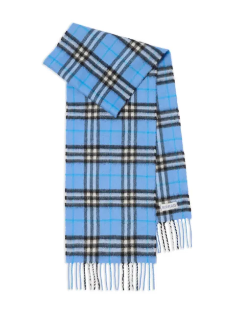 Burberry Kids check fringed scarf