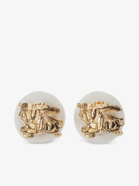 Burberry Knight pearl stud earrings
