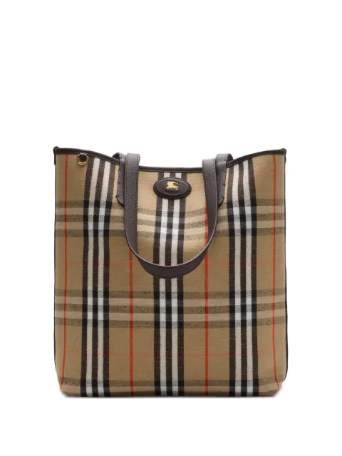 Burberry logo-plaque tote bag